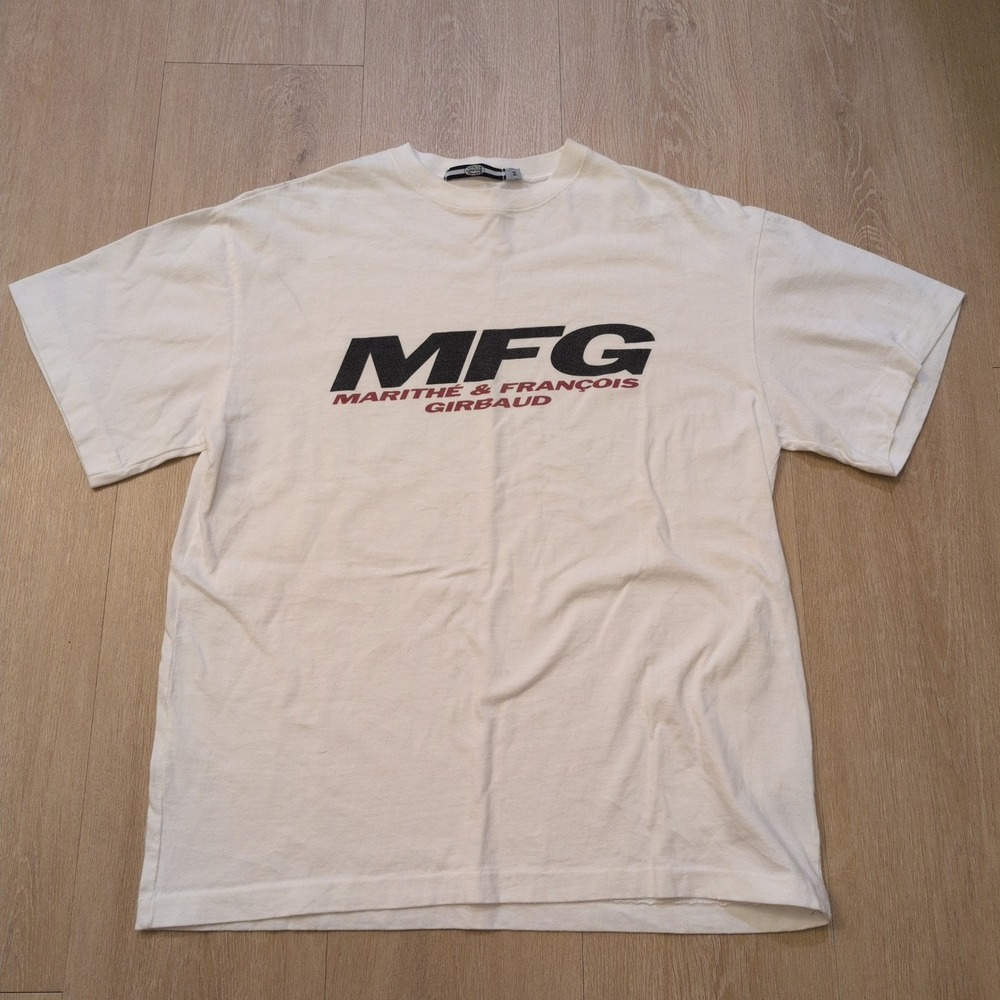 VTG MFG Marithe Francois Girbaud Adult Medium Shirt‎ Y2K Hip Hop SpelloutSkater